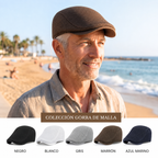 Leo Ferrer | Gorra de malla plana casual para hombres