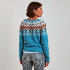 Elaine | Suéter de punto vintage con estilo isleño