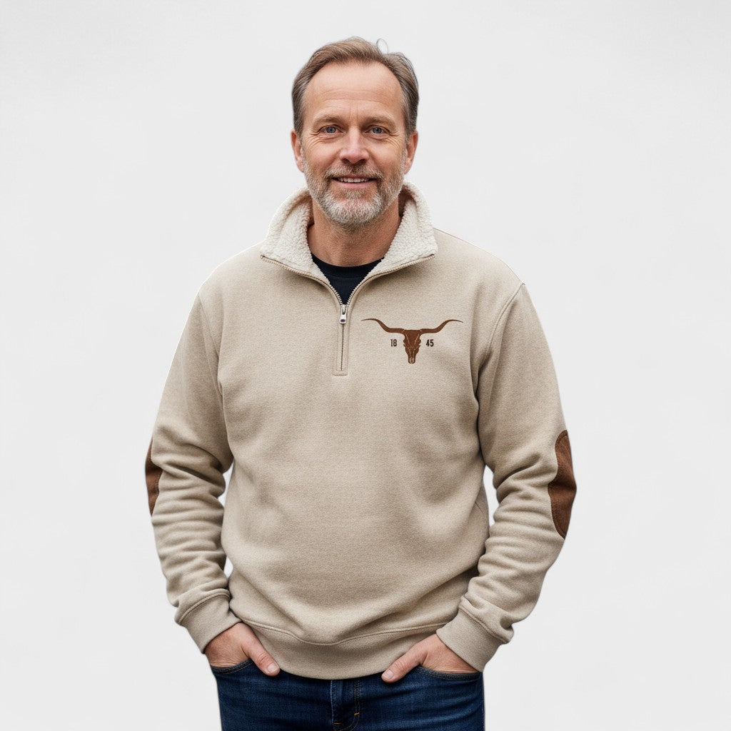 Émeric™ | Sudadera elegante con medio cierre