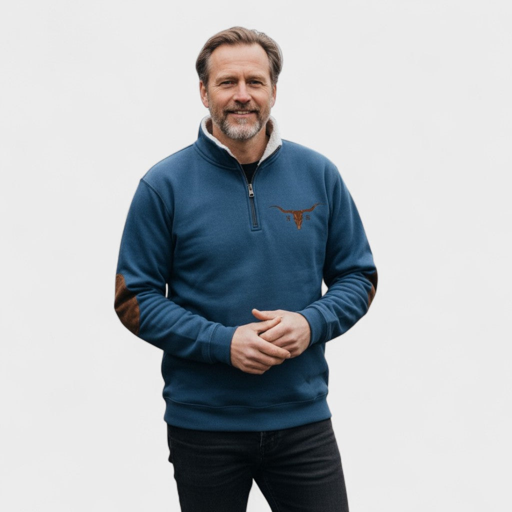 Émeric™ | Sudadera elegante con medio cierre