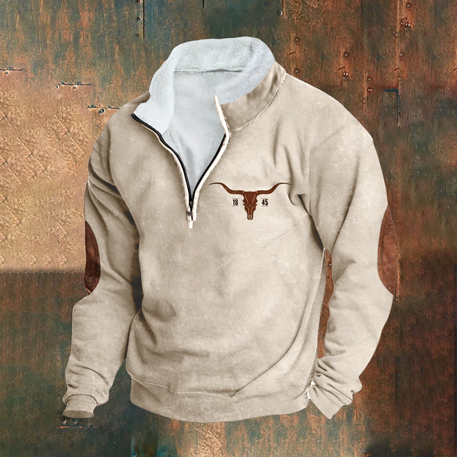 Émeric™ | Sudadera elegante con medio cierre