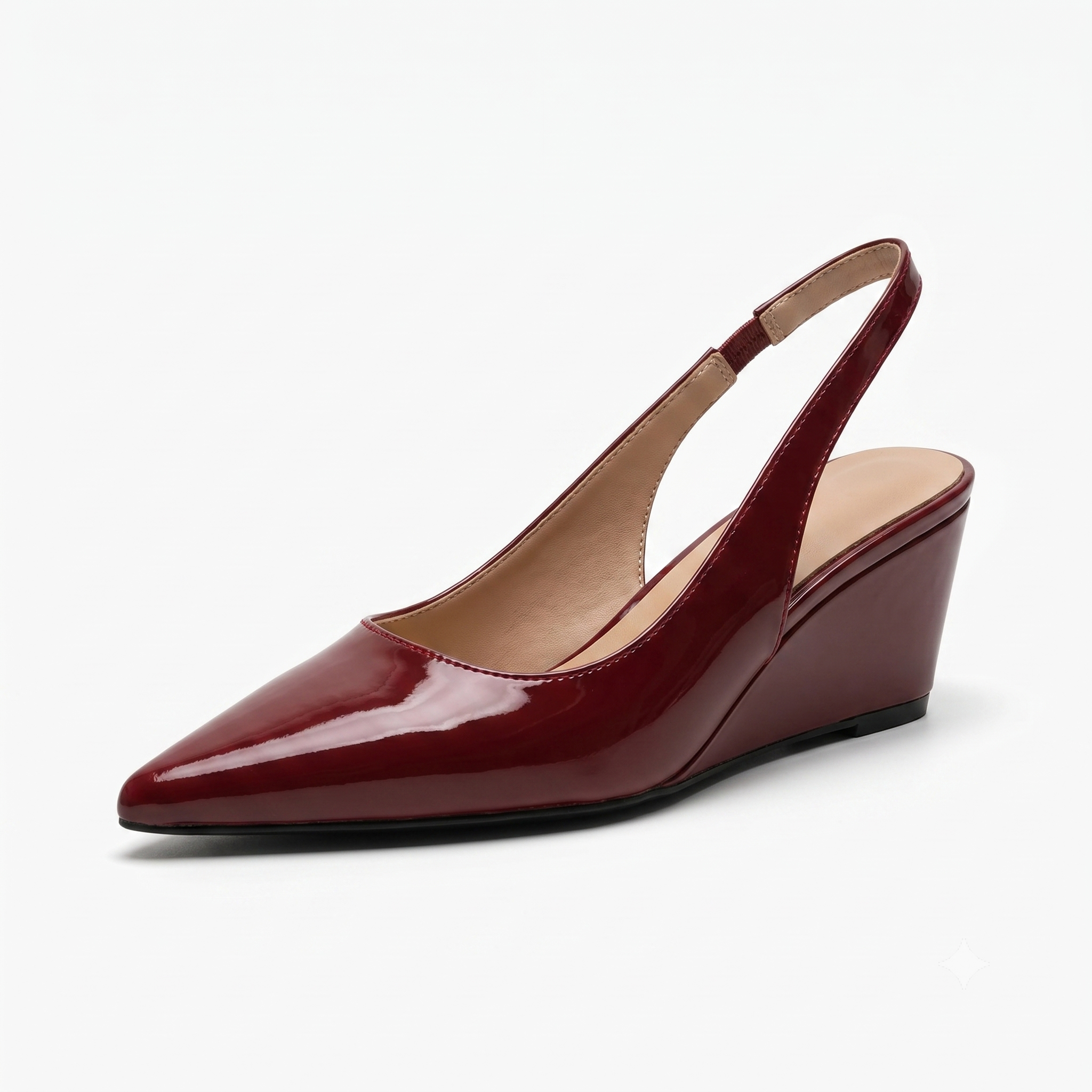 Elena | Tacones Slingback de Cuña Elegantes