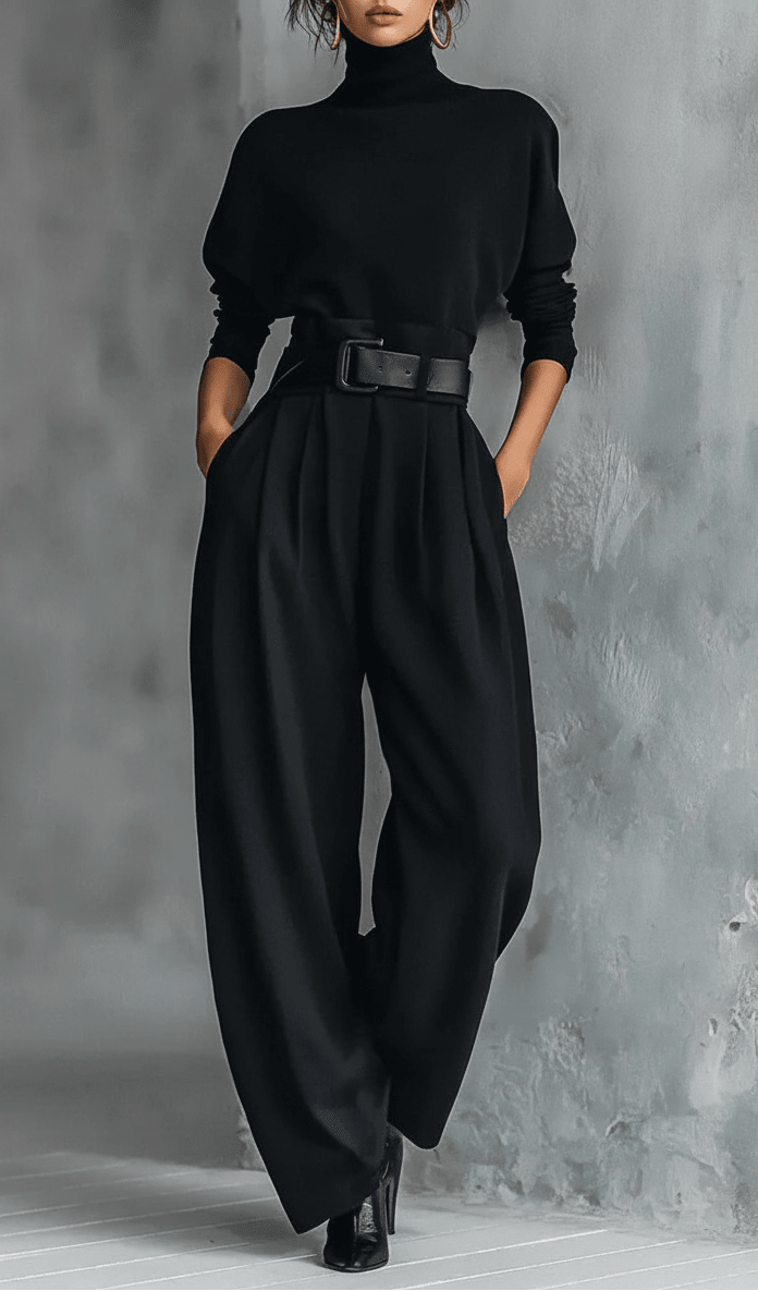 Carla | Elegante mono con cuello alto