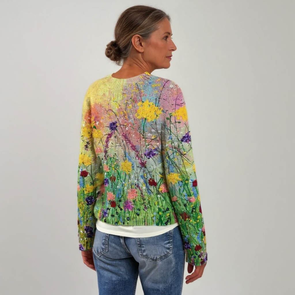 Grace | Suéter de punto vintage con estilo isla