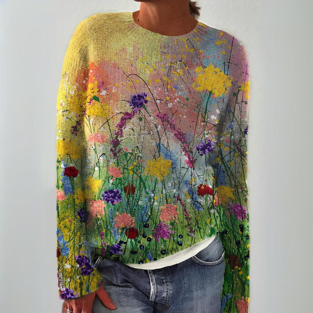 Grace | Suéter de punto vintage con estilo isla