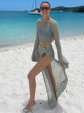 Silvia™ | Vestido de Playa de Ganchillo