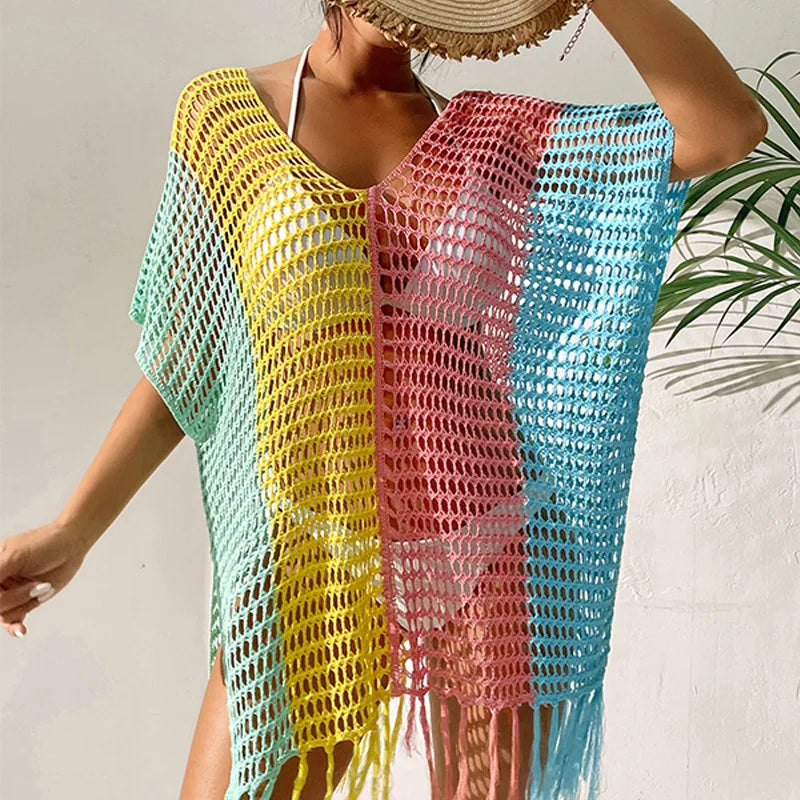 Sofía™ | Vestido de Playa de Ganchillo