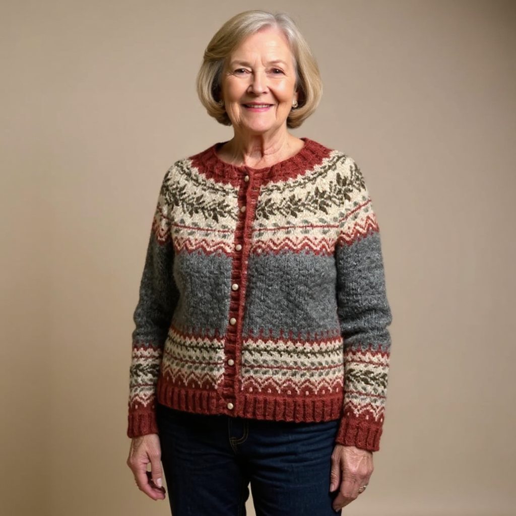 Jessica | Chaqueta de punto vintage Isla
