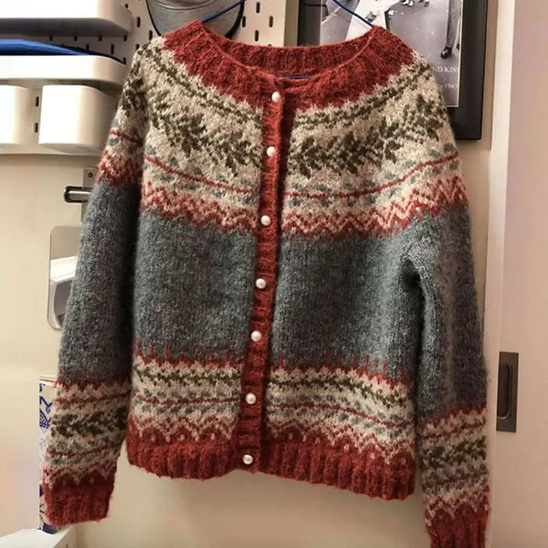 Jessica | Chaqueta de punto vintage Isla