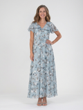 Ismeria | Vestido Maxi de Chiffón Floral