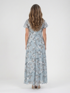Ismeria | Vestido Maxi de Chiffón Floral