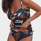 Carmen™ | Bikini con estampado tropical de hojas