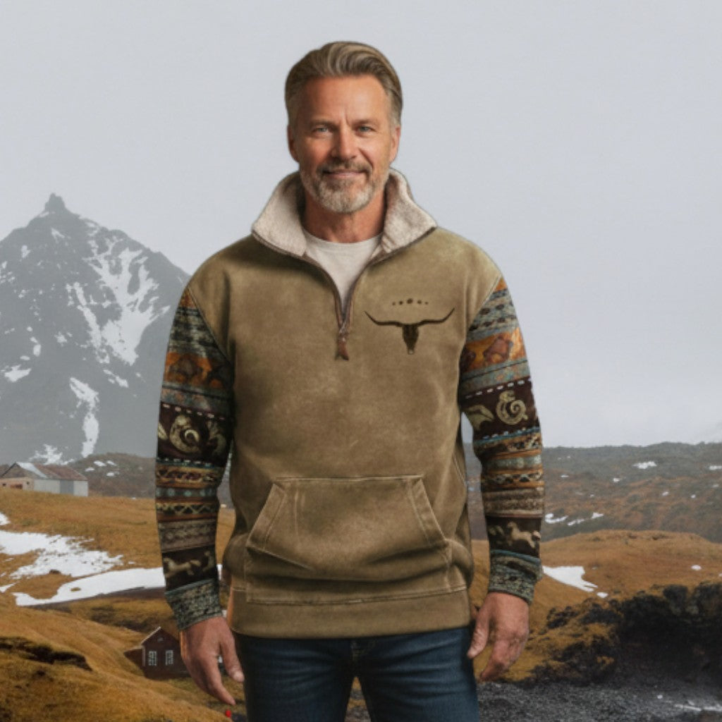 Mathis™ | Sudadera de inverno con media cremallera y estilo