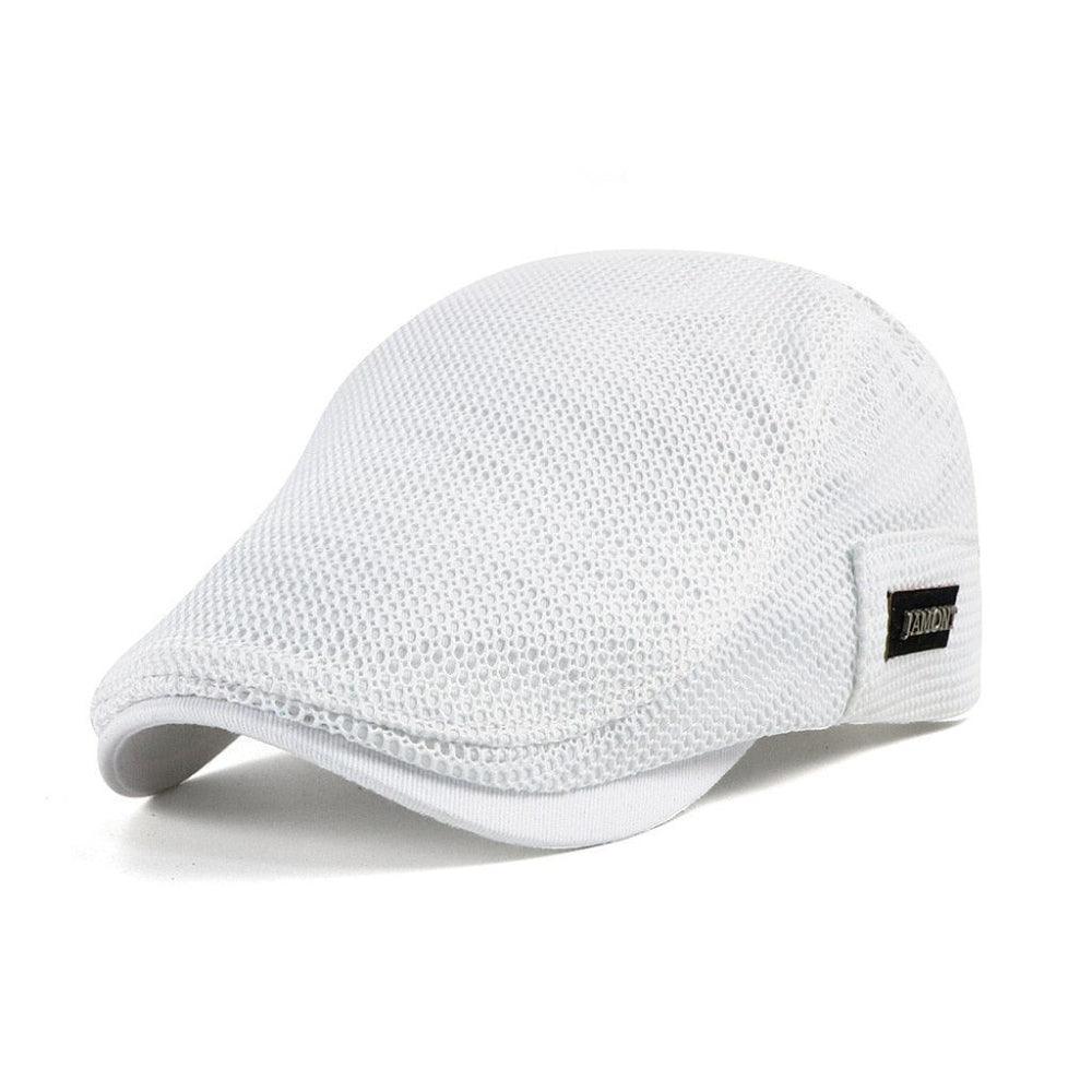 Leo Ferrer | Gorra de malla plana casual para hombres