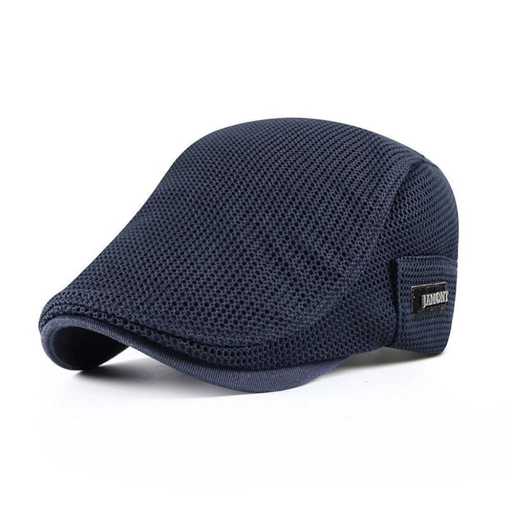 Leo Ferrer | Gorra de malla plana casual para hombres