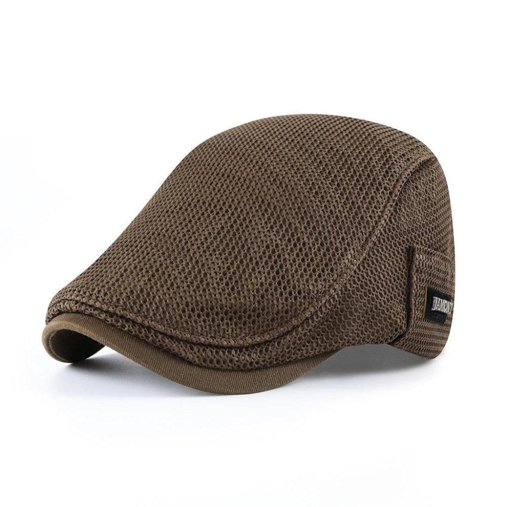Leo Ferrer | Gorra de malla plana casual para hombres