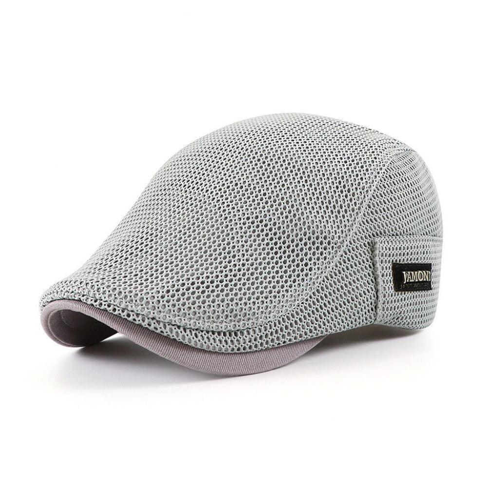 Leo Ferrer | Gorra de malla plana casual para hombres
