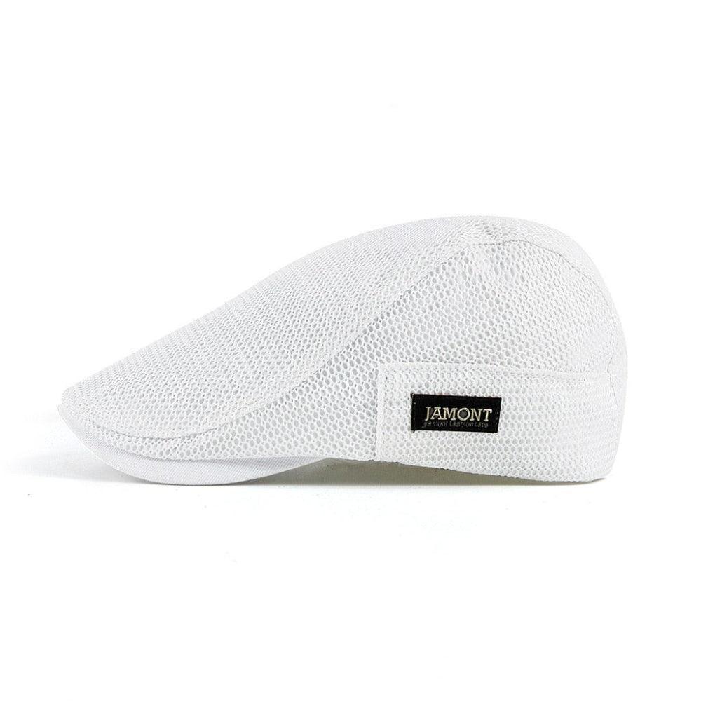 Leo Ferrer | Gorra de malla plana casual para hombres