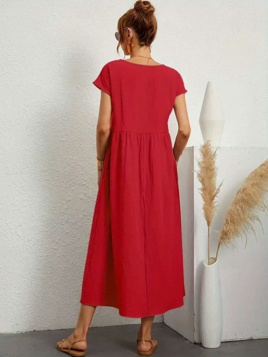 Raquel™ | Vestido midi fluido