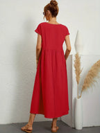 Ursina™ | Vestido Midi Fluido