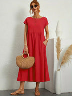 Raquel™ | Vestido midi fluido