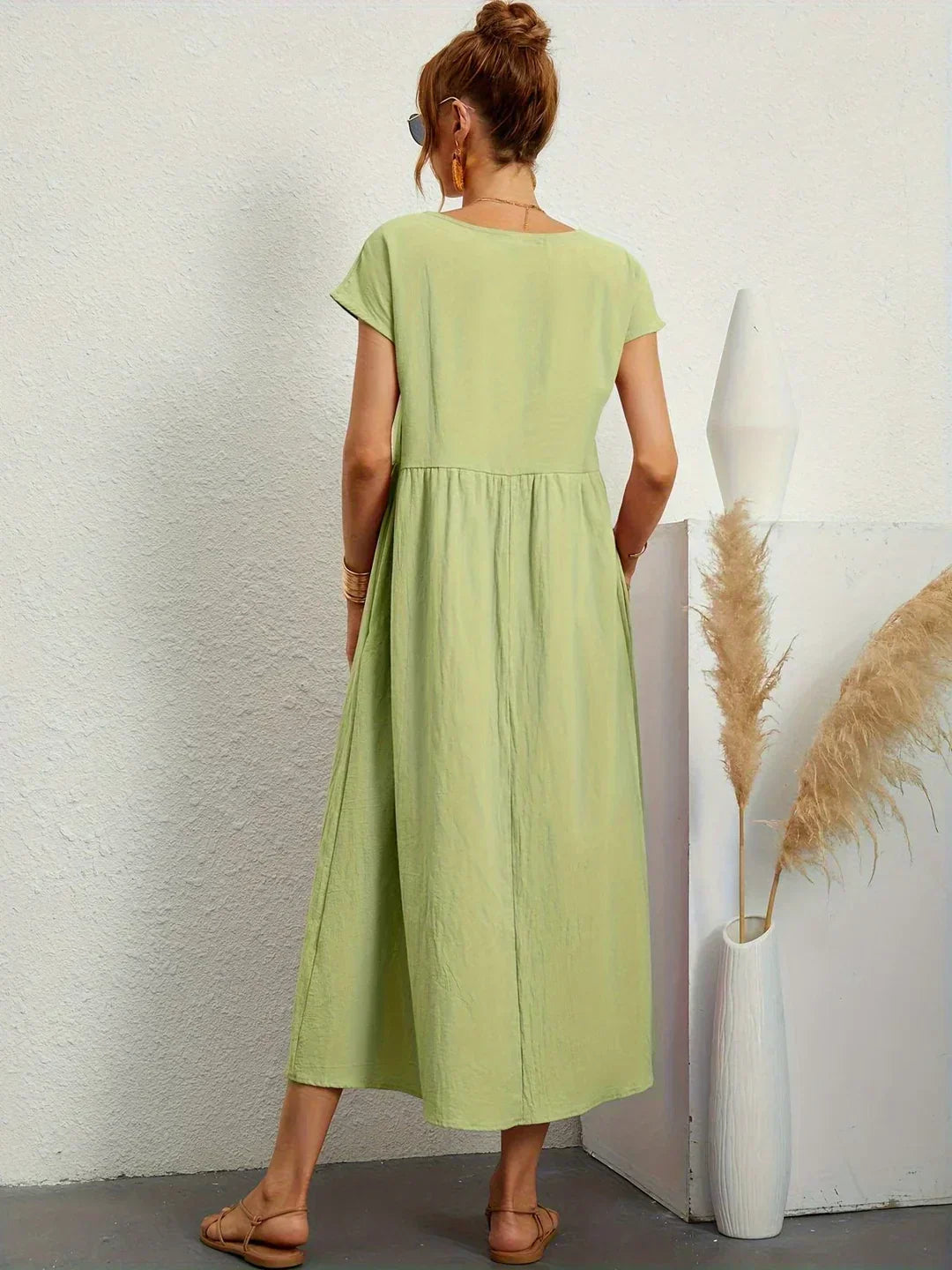 Raquel™ | Vestido midi fluido