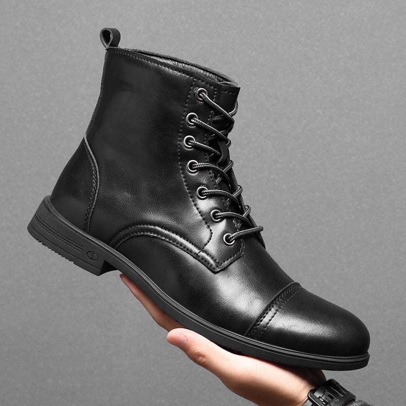Morgan™ | Botines de cuero sintético