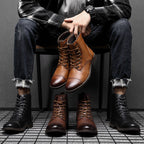 Morgan™ | Botines de cuero sintético