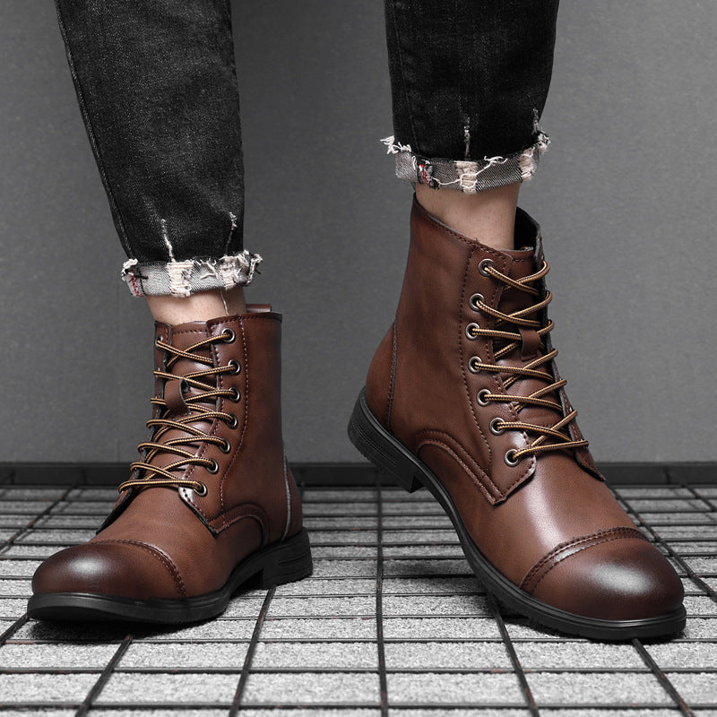 Morgan™ | Botines de cuero sintético