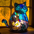 Nala – Lámpara mágica para gatos de vidrio colorido