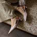 Serena | Tacones Slingback de Piel