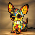 Patoune – Lámpara mágica para perros de vidrio colorido