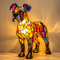 Gaston – Lámpara mágica para perros en vidrio de colores