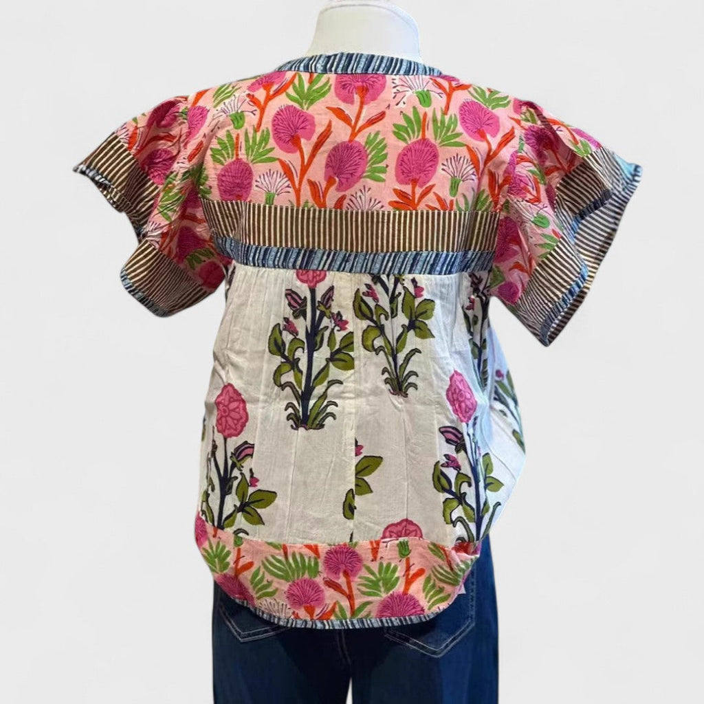 Uriella - Blusa boho bordada