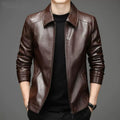 Leo™ | Chaqueta de cuero informal