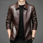Leo™ | Chaqueta de cuero informal