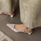 Serena | Tacones Slingback de Piel