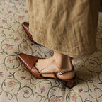 Serena | Tacones Slingback de Piel