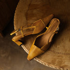 Serena | Tacones Slingback de Piel