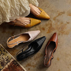 Serena | Tacones Slingback de Piel