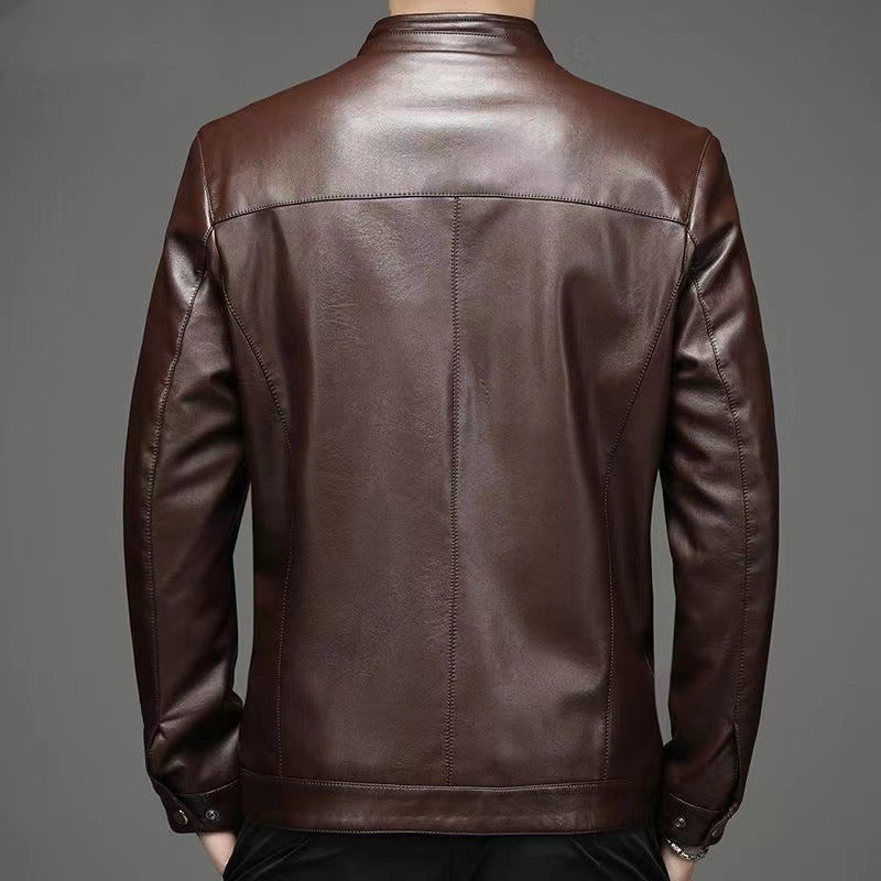 Leo™ | Chaqueta de cuero informal
