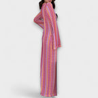 Elina – Vestido maxi con escote en V y un toque de vacaciones