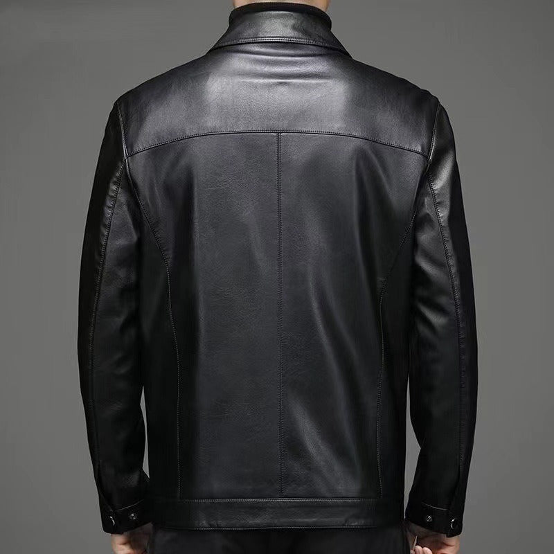 Leo™ | Chaqueta de cuero informal