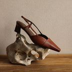 Serena | Tacones Slingback de Piel
