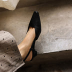 Serena | Tacones Slingback de Piel