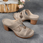 Linda | Sandalias Ortopédicas de Tacón Alto