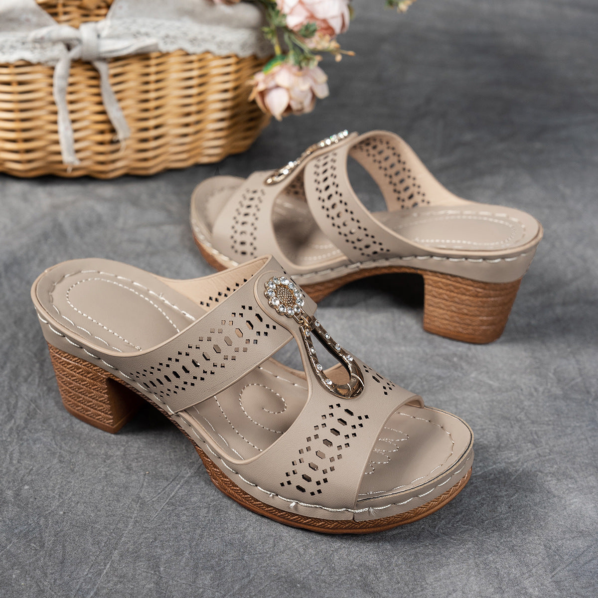 Linda | Sandalias Ortopédicas de Tacón Alto
