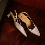 Serena | Tacones Slingback de Piel