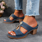 Linda | Sandalias Ortopédicas de Tacón Alto