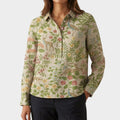 Bianca™ | Blusa de lino atemporal con estampado